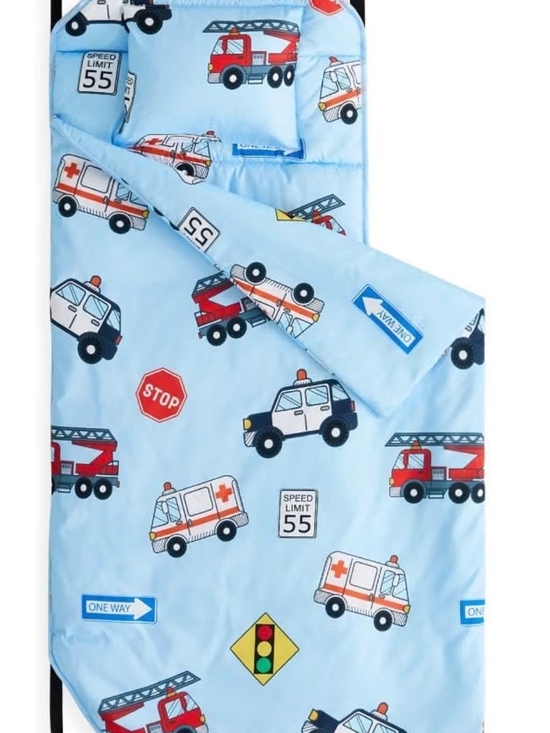 Other - Children's Emergency Vehicles Bedding Set - Light Blue